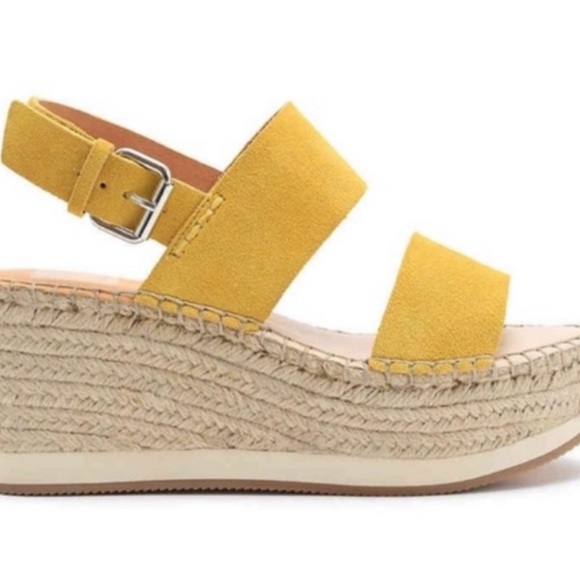 New Leather Espadrille Wedge Shoes. Size 7. - Picture 4 of 8